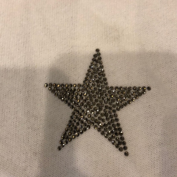 White Onsie with Studded Star - Picture 2 of 6